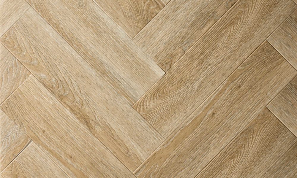 Washed Oak Herringbone